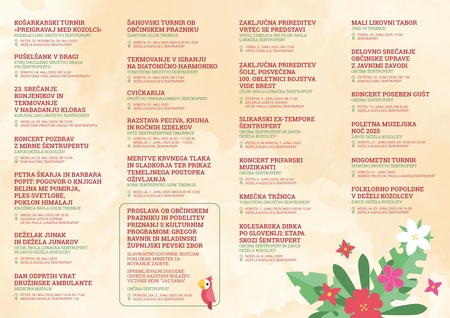 Sentrupert - prireditve ob 18. prazniku Obcine Sentrupert